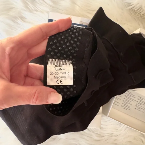 💖 Jobst For Men Thigh High CT Stockings 20-30 mmHG, NWT - Picture 13 of 15